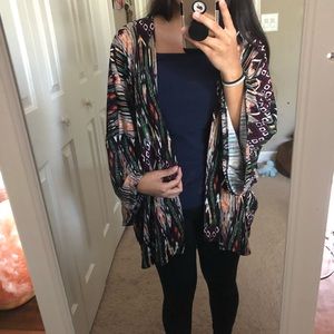 Boho Kimono Shawl Oversized